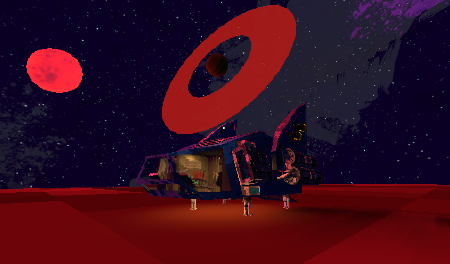 Rearview picture of the Kestrel MK1 on Arka